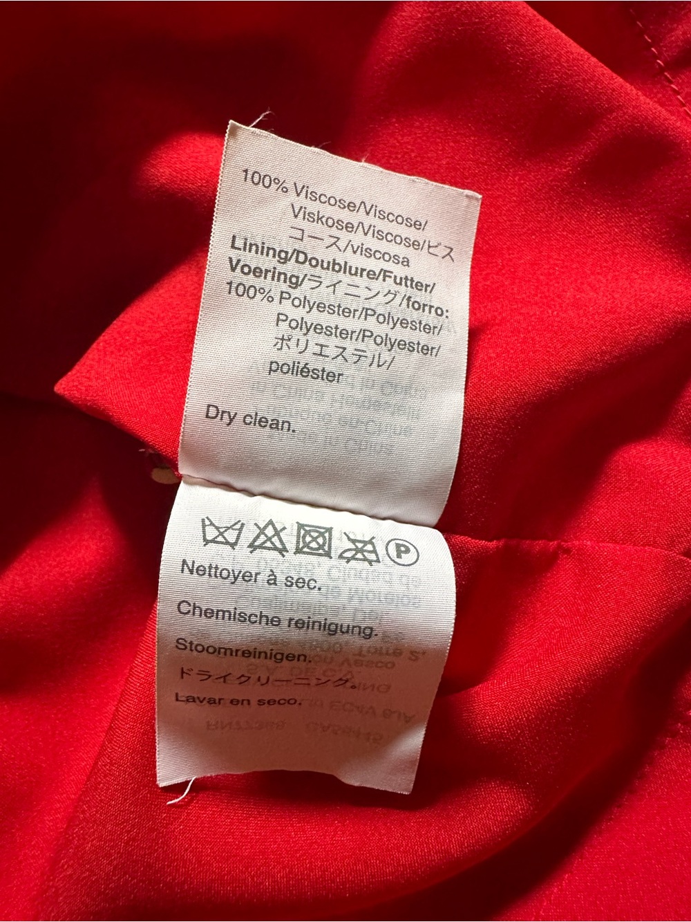 Madewell Red Floral Button-Front Camisole with Cream Print - Picture 5 of 5
